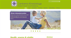 Desktop Screenshot of canberrakinesiology.com.au